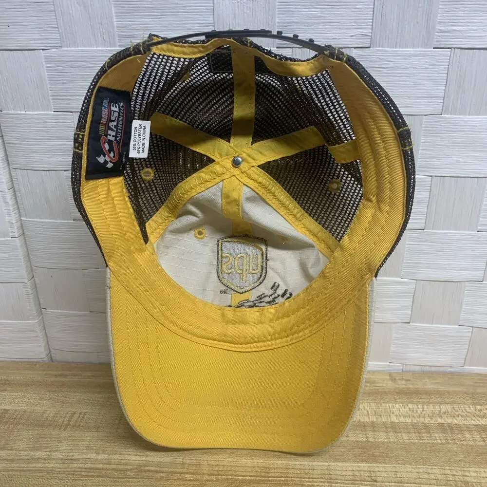 Nascar Autograph UPS Racing Hat by David Ragan SnapBack Hase Authentics